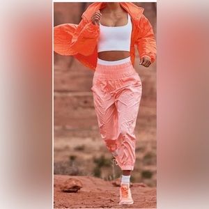 Free People The Way Home Jogger in Papaya Punch